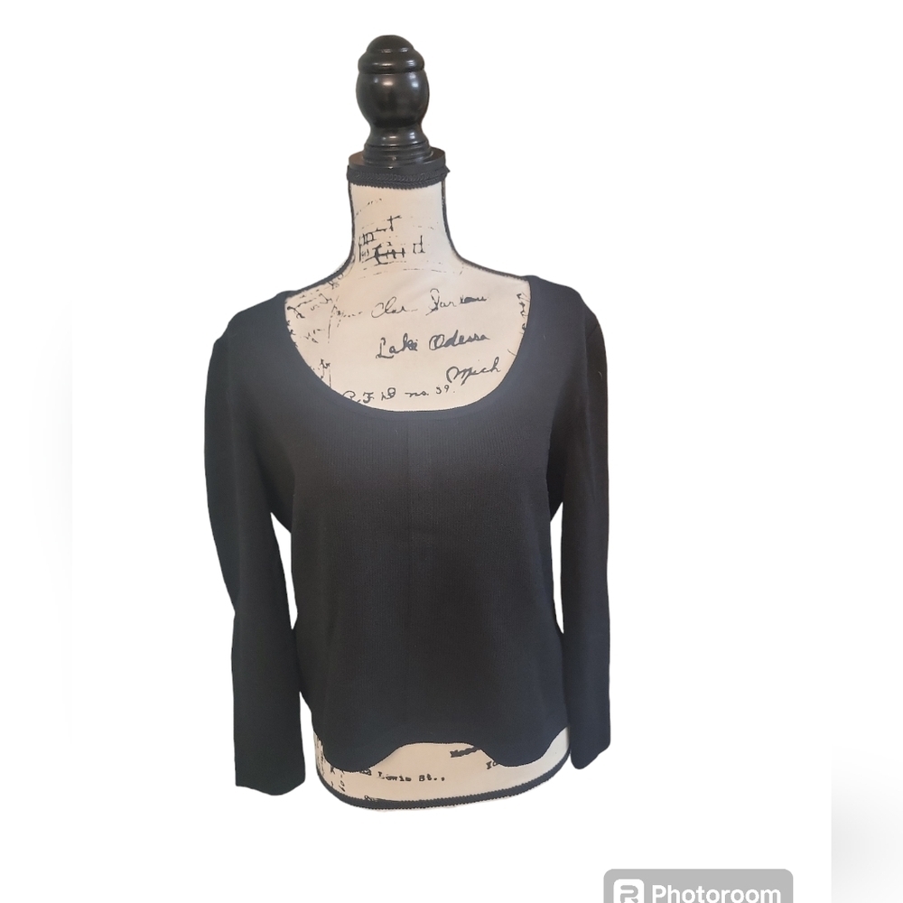 ST.John Basics Designer Luxury Business‎ Casual Womens Sweater Size 12